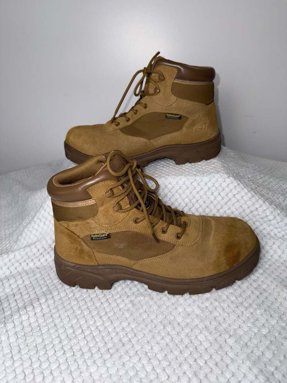 Skechers Work Waterproof Tactical Boots Brown Size 10.5